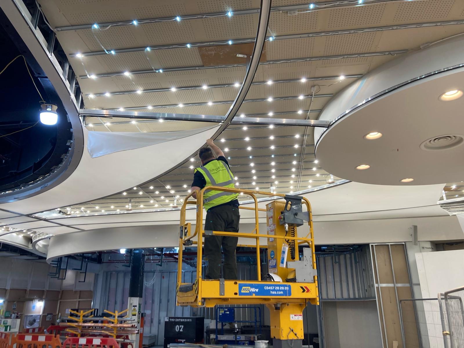 Heathrow Terminal 2 - Stretch Ceiling Refurbishment